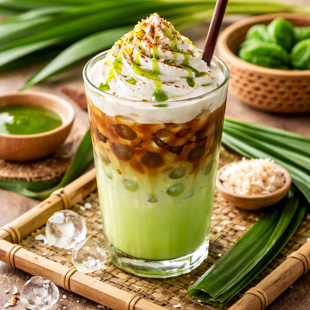 Pandan Ice dengan aroma khas segar